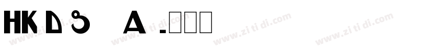 HK Display字体转换